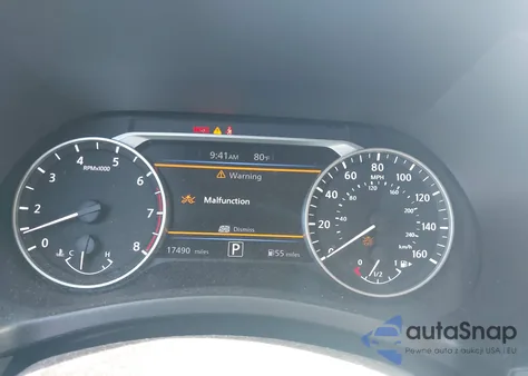 2024 Nissan Sentra Sr Xtronic Cvt z USA, uszkodzony, nr VIN 3N1AB8DV1RY249223